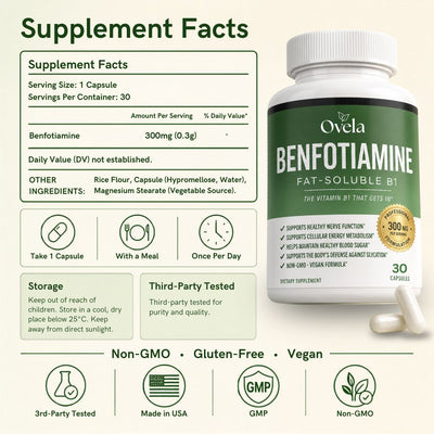 Benfotiamine - The Fat Soluble B1 Vitamin