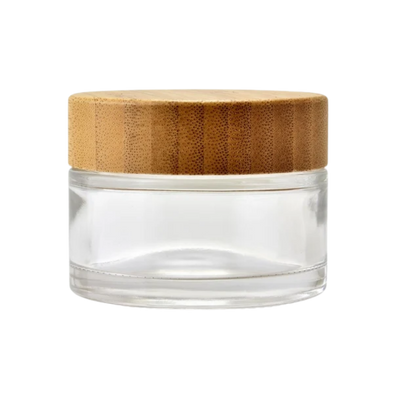 Bamboo Glass Jar
