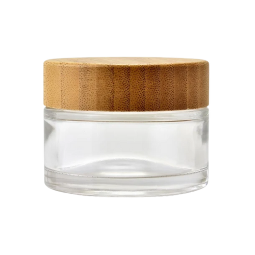 Bamboo Glass Jar