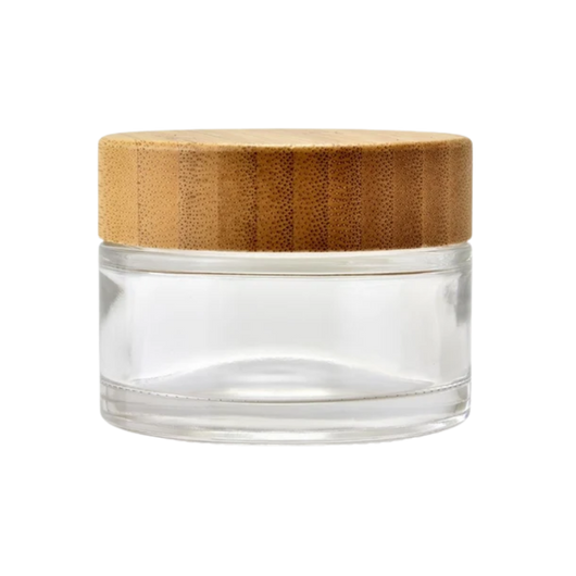 Bamboo Glass Jar